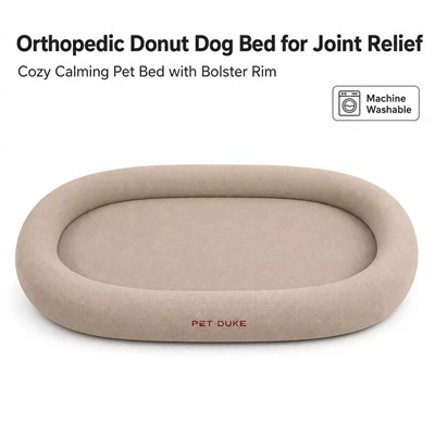 Orthopädisches Donut-Hundebett zur Gelenkentlastung
